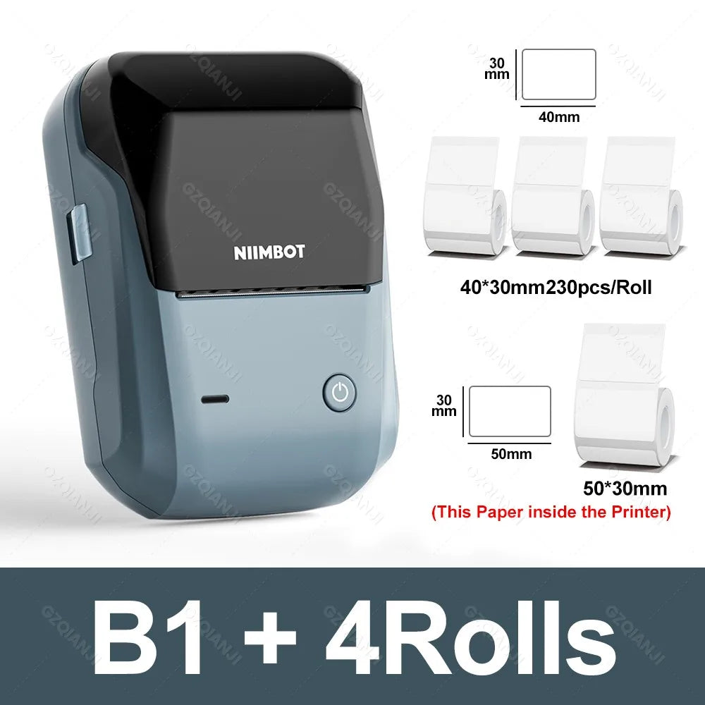 NIIMBOT B1 Wireless Label Printer for Home & Business