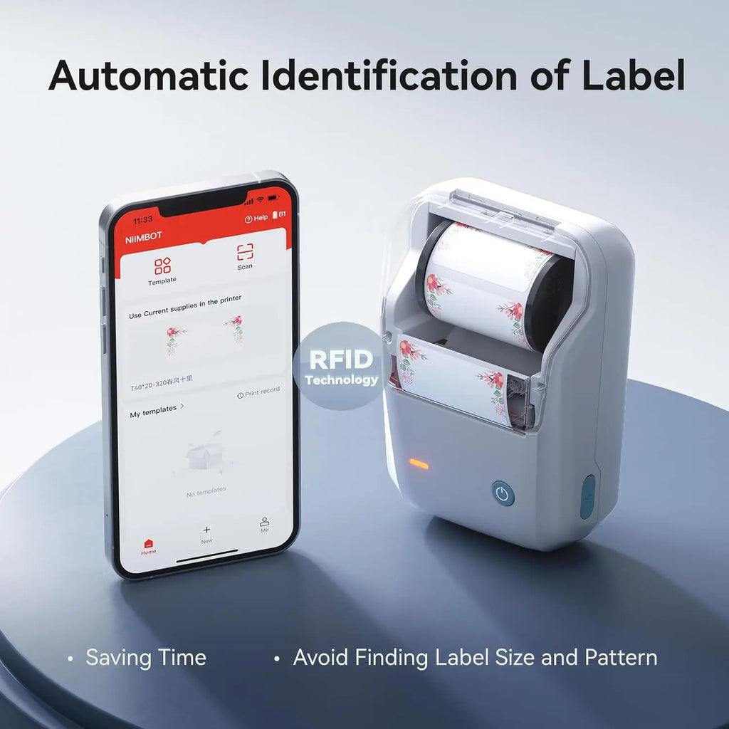 NIIMBOT B1 Wireless Label Printer for Home & Business